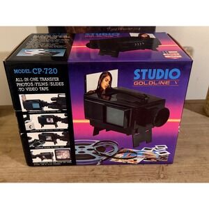 Studio Goldline V All-In-One Transfer Photos Films Slides to Video Tape CP-720